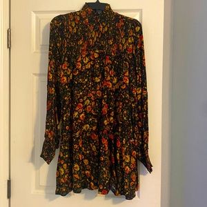 Vici Bloom Smoked Tiered Dress